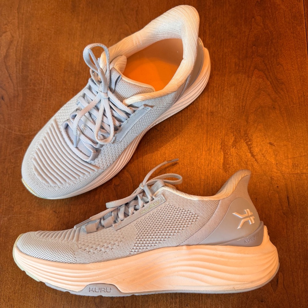 Kuru Flux Sneakers Women 8 Wide‎ Blue Running Shoes Athletic Comfort Support